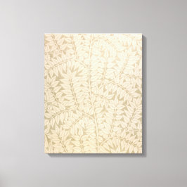 Lienzo Patrón de hojas y ramas (por William Morris)