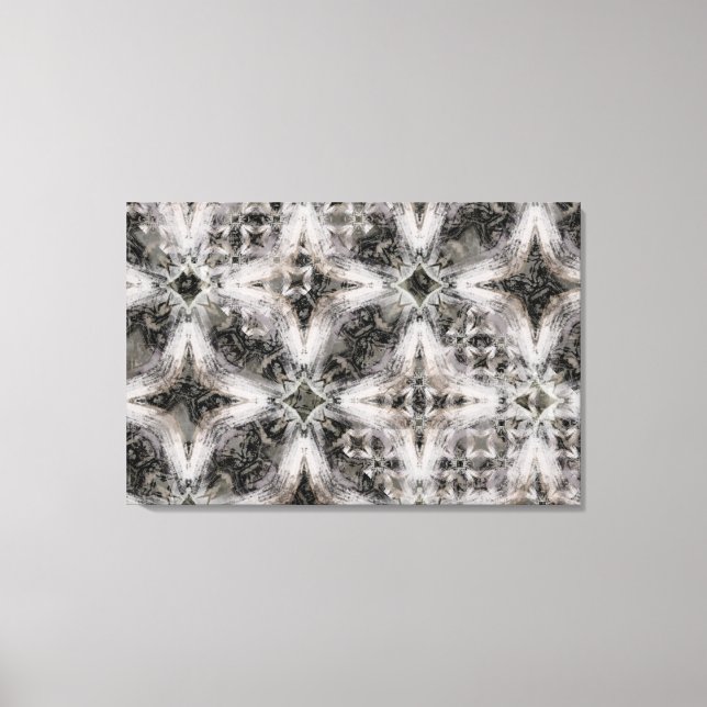 Lienzo Patrón de las cadenas de diamantes (Anverso)