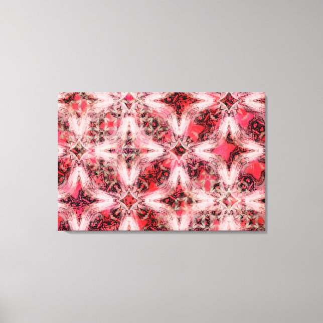 Lienzo Patrón de las cadenas de diamantes (Anverso)