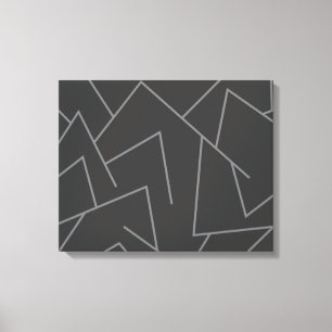 Lienzo Patrón de línea gráfica moderno, simple, urbano y