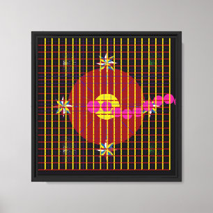Lienzo Patrón de Mandala de Alfombra Persa