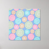 Patrón de Mandalas de flores escandinavas 1