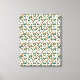 Lienzo Patrón de mariposa de gradiente azul