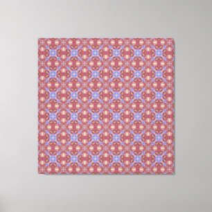 Lienzo Patrón de mosaico continuo de tono de pastel multi