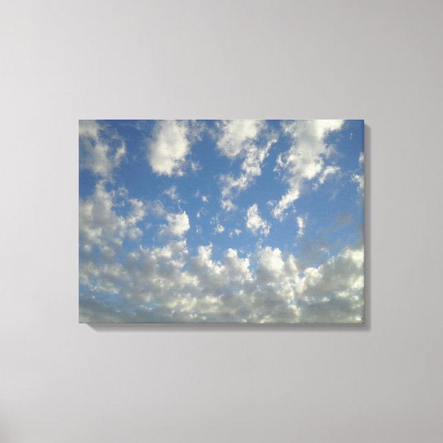 Lienzo Patrón de nube (Anverso)