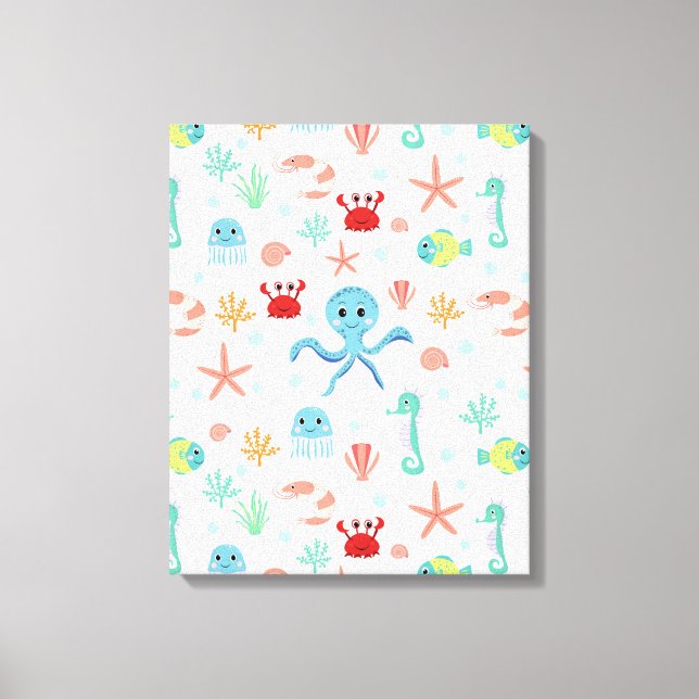 Lienzo patrón de Sea World (Anverso)