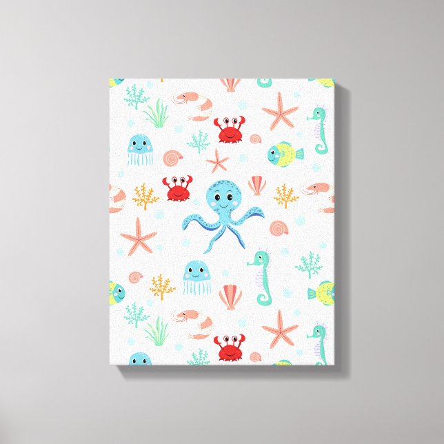 Lienzo patrón de Sea World (Anverso)