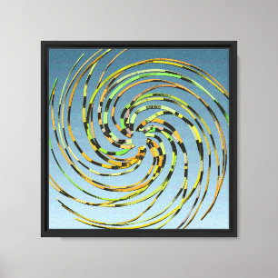 Lienzo Patrón de serpiente abstracta