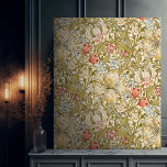 Lienzo Patrón de vintage de William Morris Golden Lily<br><div class="desc">William Morris Golden Lily Floral Vintage Art Wallpaper Design. William Morris era un diseñador textil inglés, artista, escritor y socialista asociado con la Hermandad Previolácea y el Movimiento Británico de Artes y Artesanías. Fundó una empresa de diseño en colaboración con el artista Edward Burne-Jones y el poeta y artista Dante...</div>