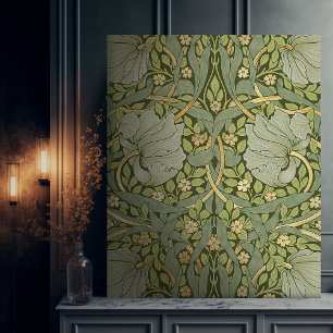 Lienzo Patrón de vintage de William Morris Pimpernel