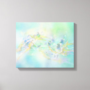 Lienzo Patrón floral abstracto de Pastel