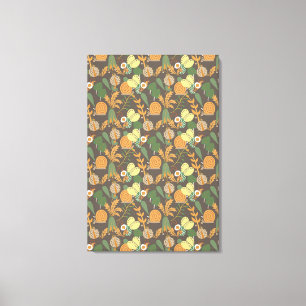 Lienzo Patrón floral de bonito