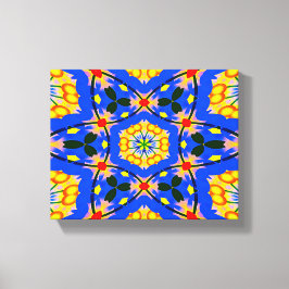 Lienzo Patrón floral estético