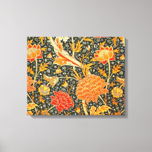 Lienzo Patrón floral vintage de William Morris Cray