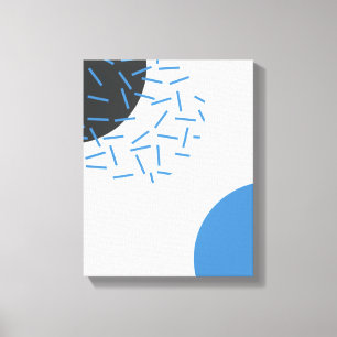 Lienzo Patrón gráfico moderno, simple, fresco, abstracto