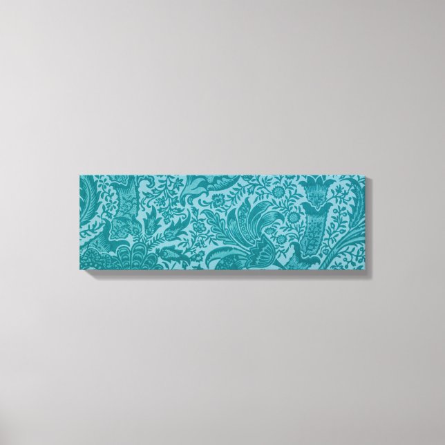 Lienzo Patrón indio (por William Morris) (Anverso)