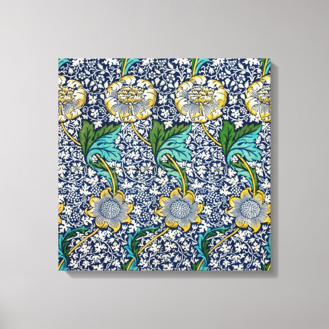 Lienzo Patrón Kennet (de William Morris) (Anverso)