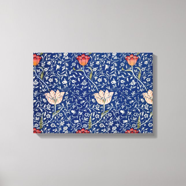 Lienzo Patrón Medway (por William Morris) (Anverso)