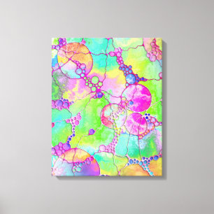 Lienzo Patrón Pintado A Mano Y Digitalmente Art. 41