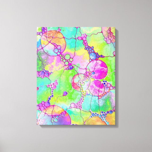 Lienzo Patrón Pintado A Mano Y Digitalmente Art. 41 (Anverso)