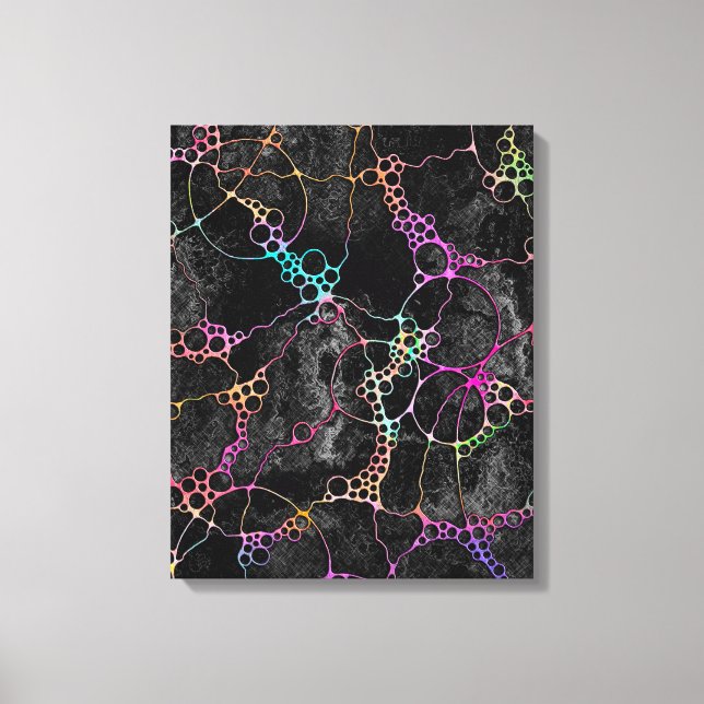 Lienzo Patrón Pintado A Mano Y Digitalmente Art. 44 (Anverso)