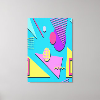 Lienzo Patrón retro 2024