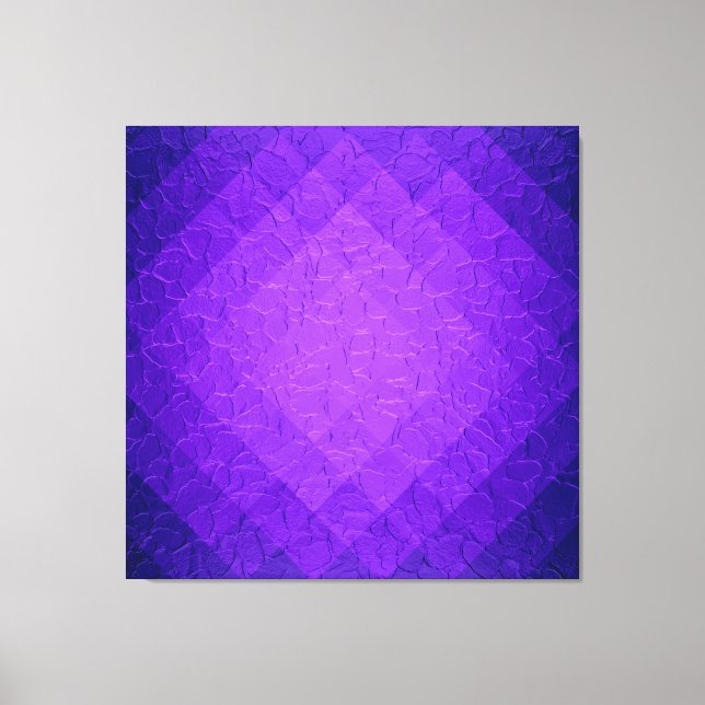 Lienzo Patrón sin soldadura de diamante azul púrpura (Anverso)