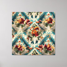 Patrón sinusal floral italiano