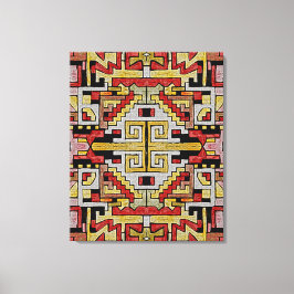 Lienzo Patrón tribal/étnico geométrico