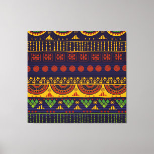Lienzo Patrón tribal, versátil para diversos usos.