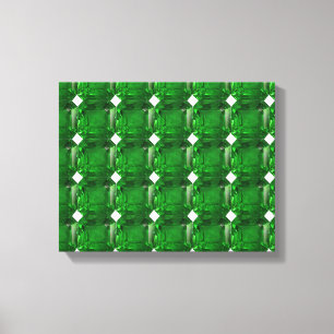 Lienzo Patrón verde