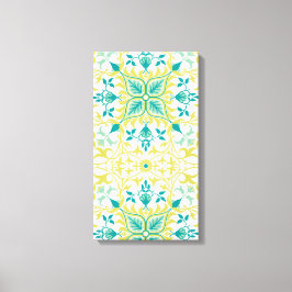 Lienzo Patrón vírico (de William Morris)