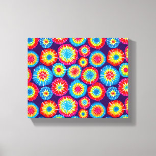 Lienzo Patrones abstractos de sol de color