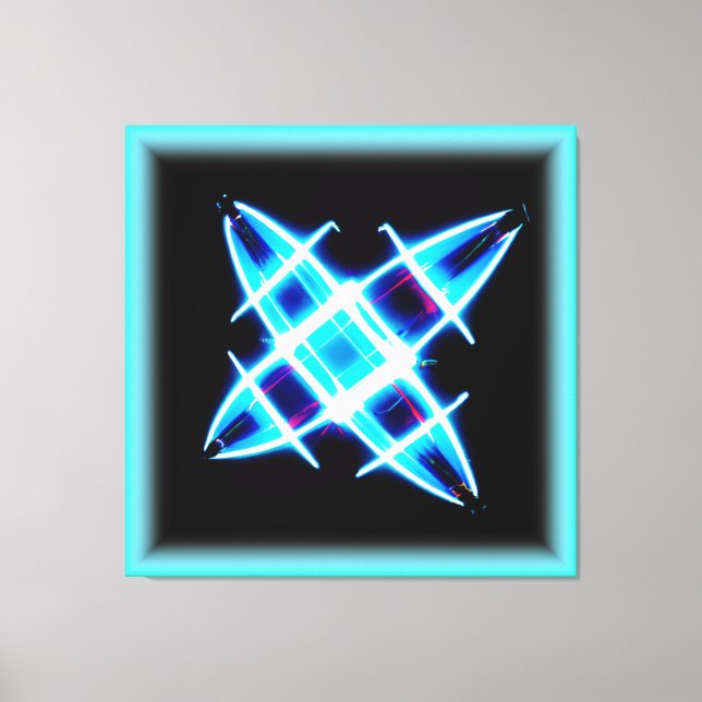 Lienzo Patrones de estrellas brillantes. ¡Hazte con una e (Anverso)