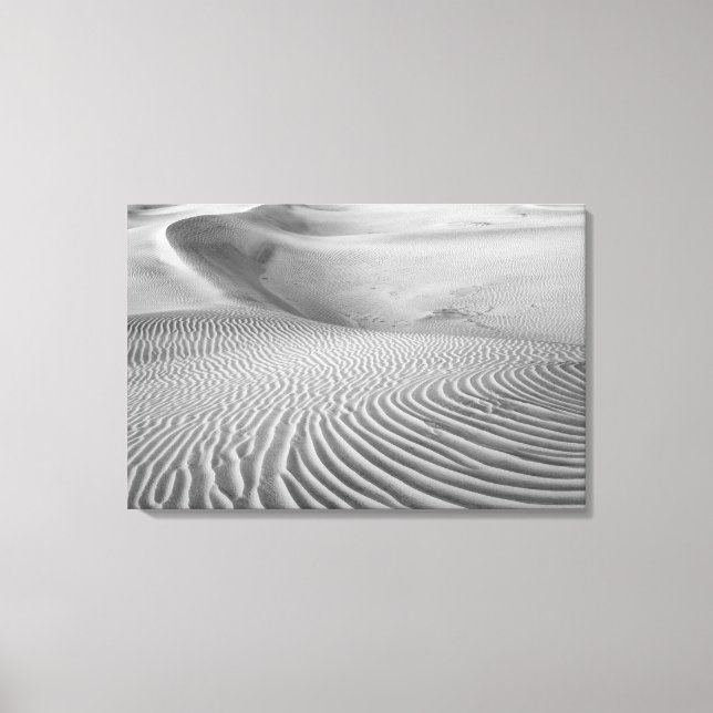 Lienzo Patrones En Las Dunas De Arena (Anverso)