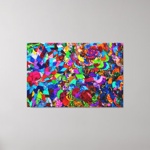 Lienzo PATRONES POLINESIOS 32x48