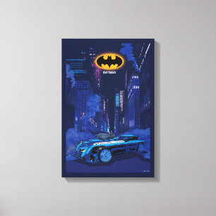 Lienzo Patrulla nocturna de la ciudad de Batman Gotham