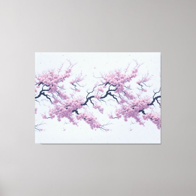 Lienzo Pattern Cherry Blossoms (Anverso)