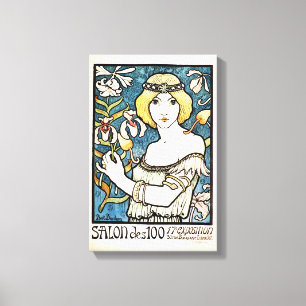 Lienzo Paul Berthon Salon Des Cent Vintage Art Nouveau