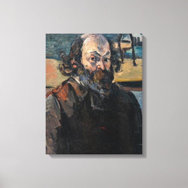 Lienzo Paul Cezanne - Autorretrato (Anverso)