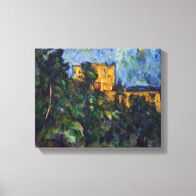 Lienzo Paul Cezanne - Castillo Negro (Anverso)