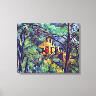 Lienzo Paul Cézanne - Chateau Noir El Castillo Negro