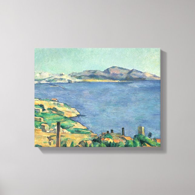 Lienzo Paul Cezanne - El Golfo de Marsella (Anverso)