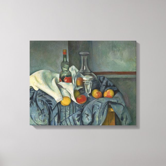 Lienzo Paul Cezanne | La botella de Peppermint, 1893-95 ( (Anverso)