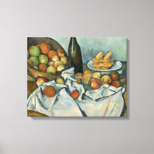Lienzo Paul Cezanne - La canasta de manzanas