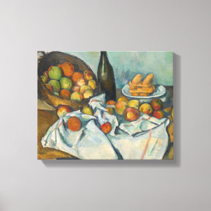 Lienzo Paul Cezanne - La canasta de manzanas
