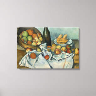 Lienzo Paul Cezanne - La canasta de manzanas