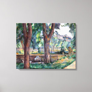 Lienzo Paul Cezanne La piscina en el Jas de Bouffan