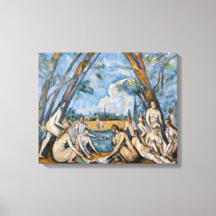 Lienzo Paul Cezanne - Las grandes bañistas