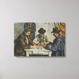 Lienzo Paul Cezanne - Los jugadores de cartas